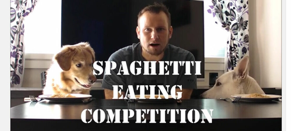 Spaghettitävling på finska